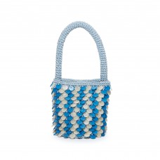 CLOUD BLUE BEATRIX BEADED BAG